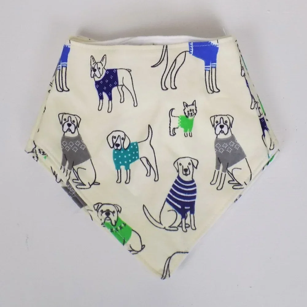 handmade dog bandana dog accessories adjustable snaps gifting gift ideas